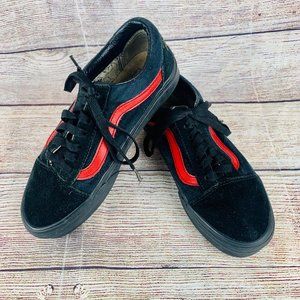 Vans Disney Limited Edition Mickey Mouse Black Suede Low Top Old Skool Sneakers